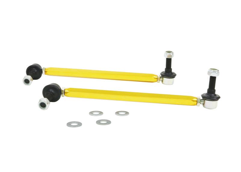 Whiteline 18-19 Kia Stinger Front Sway Bar Link Assembly Heavy Duty Adjustable Steel Ball