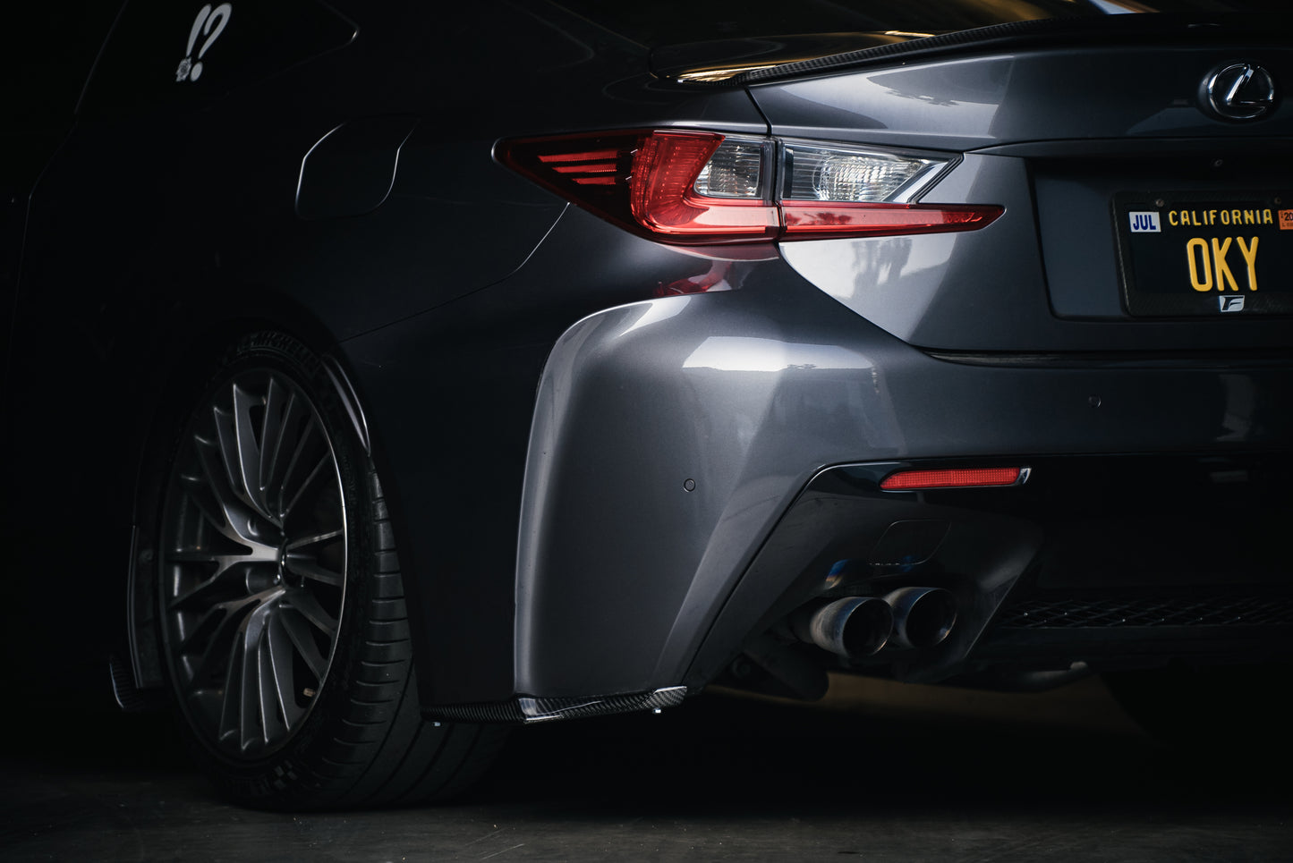 Origin Stryfe | Carbon Fiber Rear Spats - Lexus RC-F 2015+