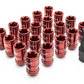 Project Kics Monolith T1 / 07  14x1.50 Lug Nut Set - Red