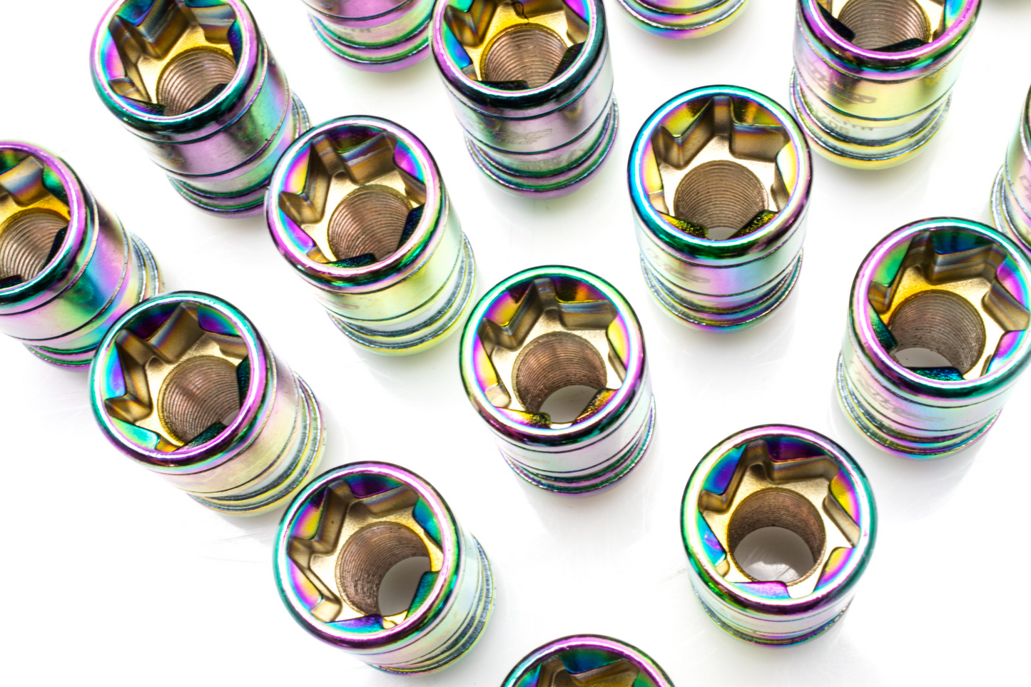 Project Kics Monolith T1 / 06  12x1.25 Lug Nut Set - NeoChrome