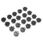 Project Kics Monolith T1/06 M12 Lug Nut Cap Set - Black