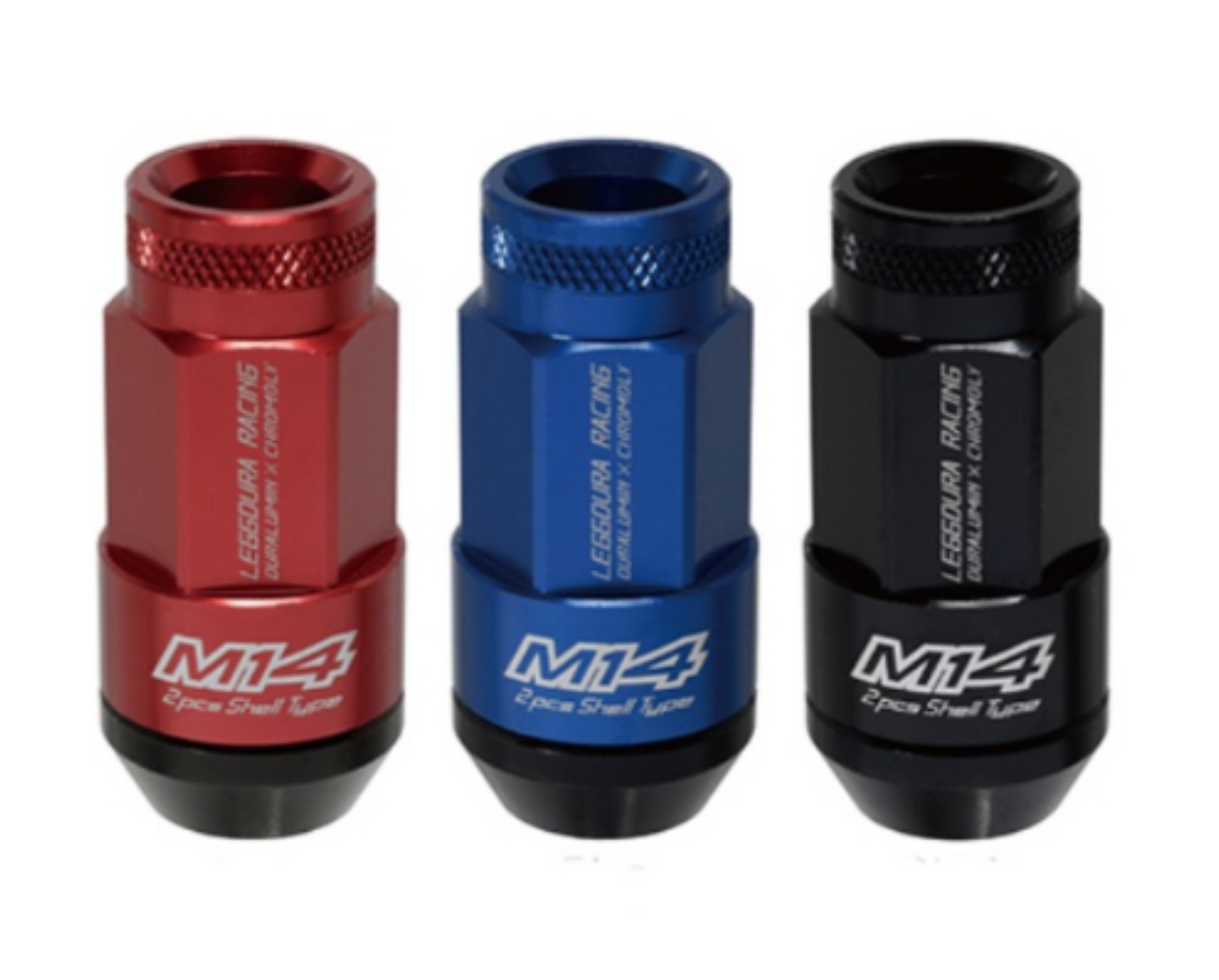 Project Kics Leggudura Shell Type RL54 Lug Nuts M14x1.5 - Blue