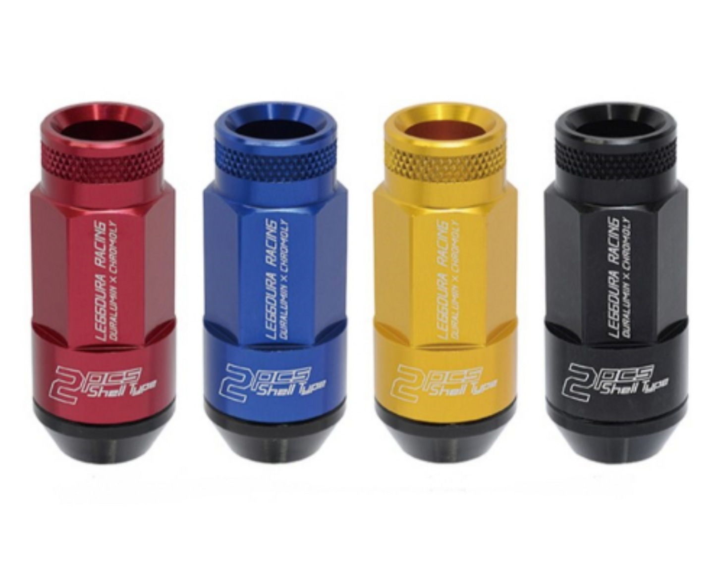 Project Kics Leggudura Shell Type RL53 Lug Nuts M12x1.25 - Red