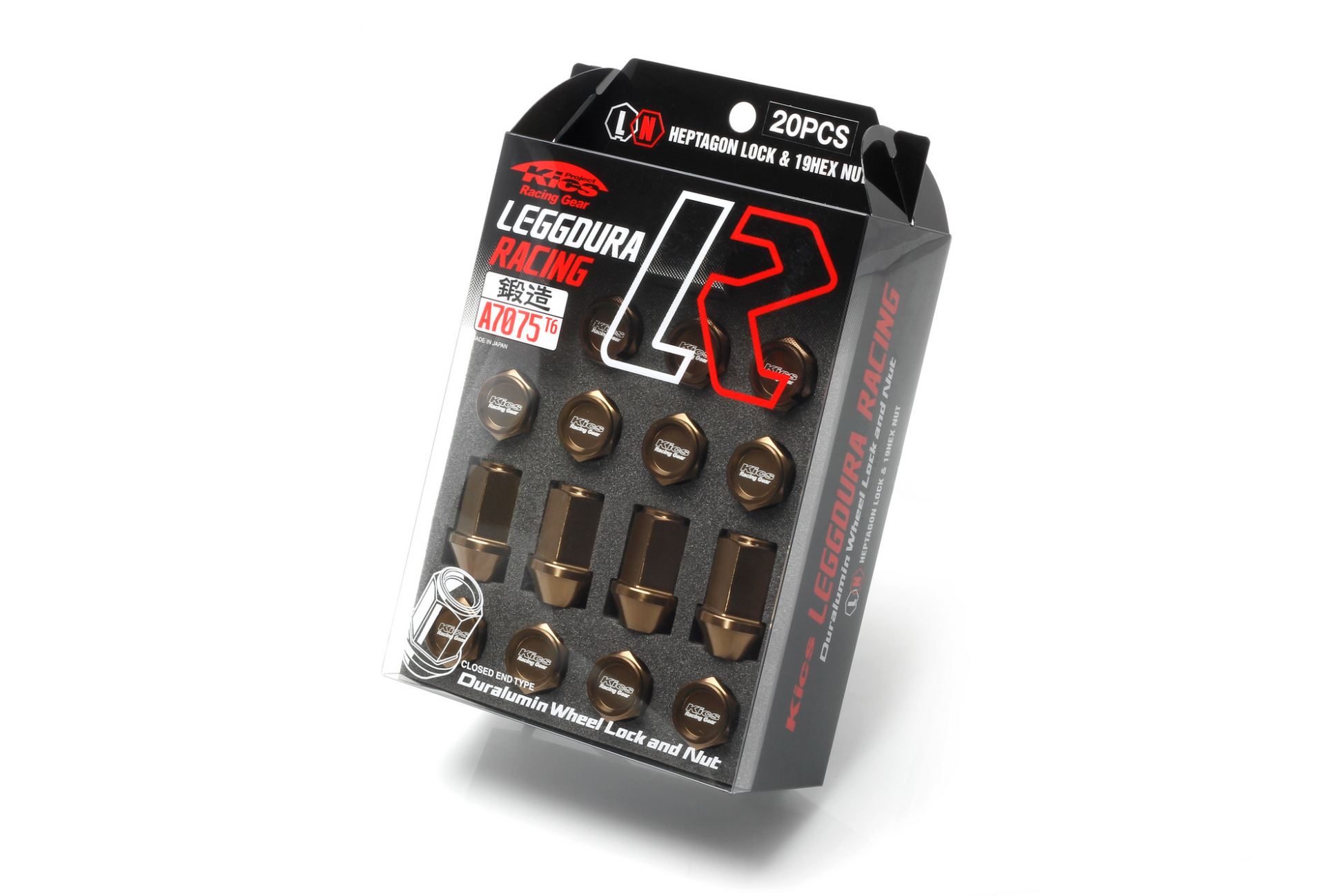 Project Kics Leggdura Racing Nut Set M12x1.25 - Bronze