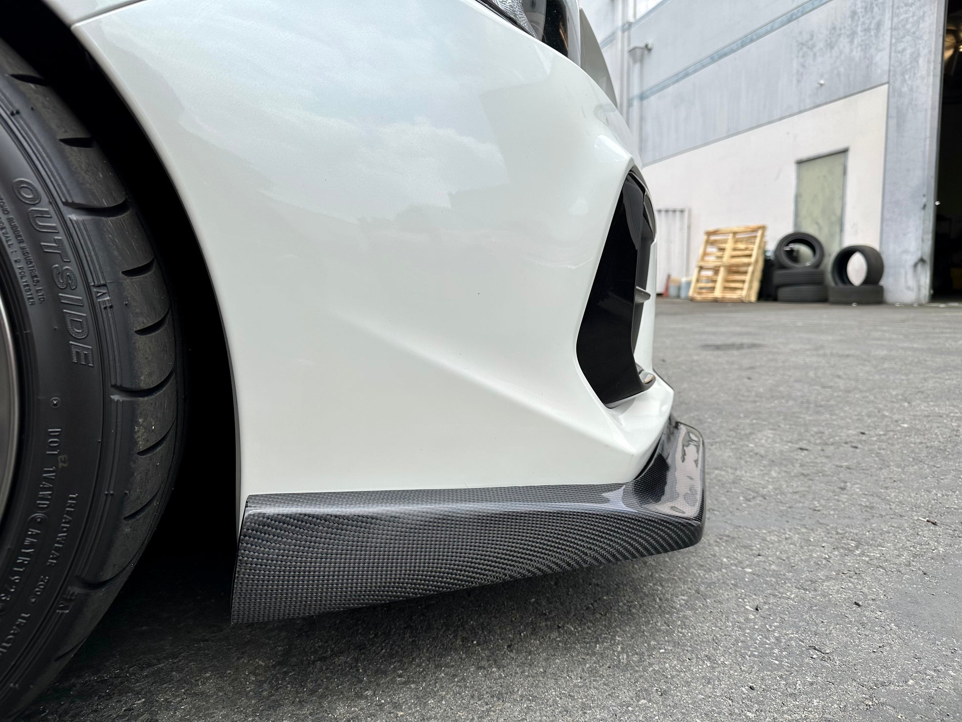 Origin Stryfe | CS Carbon Fiber Front Lip - Subaru WRX/STI 2018-2021