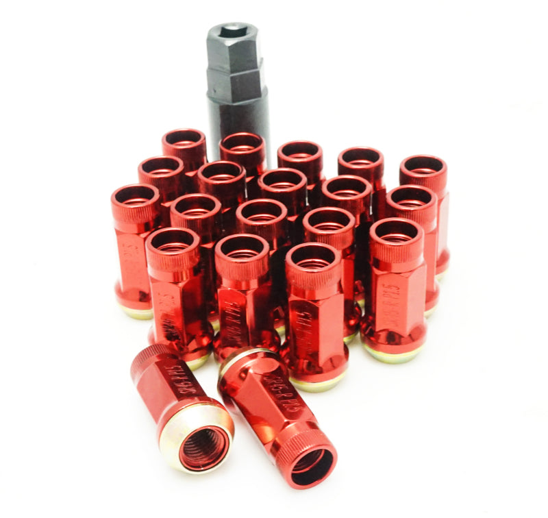 Muteki SR45R Lug Nut Kit M12x1.25 - Red