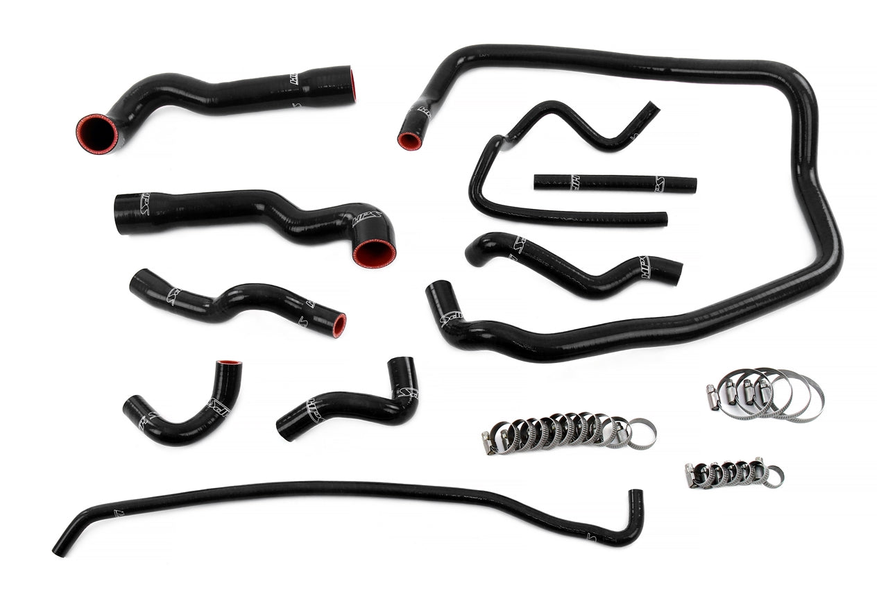 HPS Silicone Radiator, heater, throttle body and expansion tank coolant hoses BMW 1998-1999 323 2.5L E36 M52