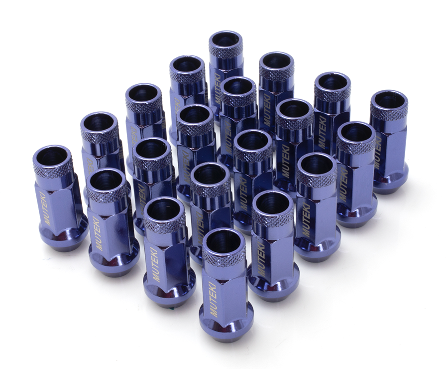 Muteki SR48 Open End Lug Nuts - Purple 12x1.50 48mm