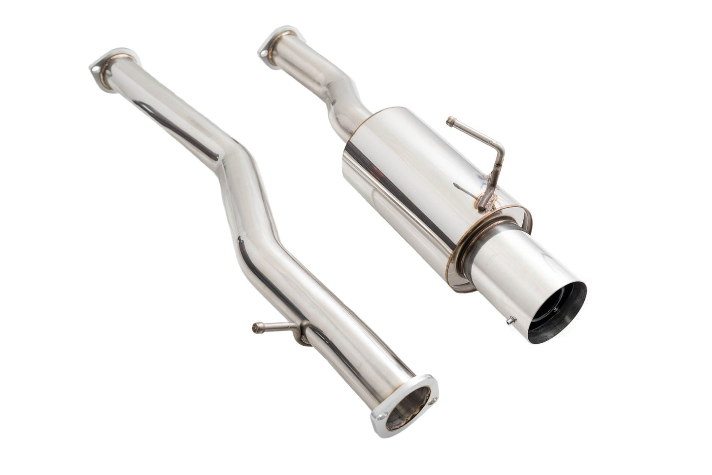Nissan 370z 09+ Single Exit Cat-Back Exhaust System - Stainless Tip